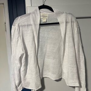 Xl CYnthia Rowley 100% linen Cardigan